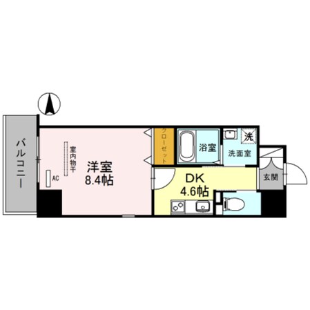 大阪駅 徒歩5分 6階の物件間取画像